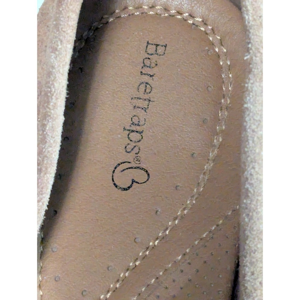 Baretraps Olanna Tan Leather Laser Cut Loafers Comfort Flats Women's Size 11M - Picture 3 of 10